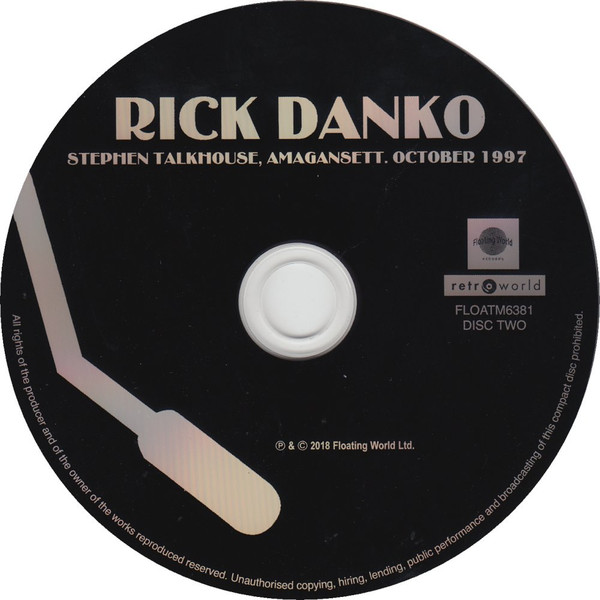 last ned album Rick Danko - Double Live Cubby Bear Chicago IL Dec 1989 Stephen Talkhouse Amagansett NY Oct 1997