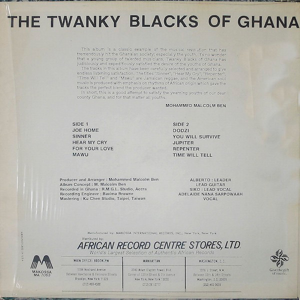 Album herunterladen The Twanky Blacks Of Ghana - The Twanky Blacks Of Ghana