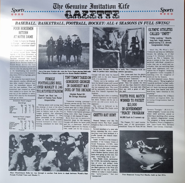 The Four Seasons - The Genuine Imitation Life Gazette | Rhino Records (R1 70249) - 2