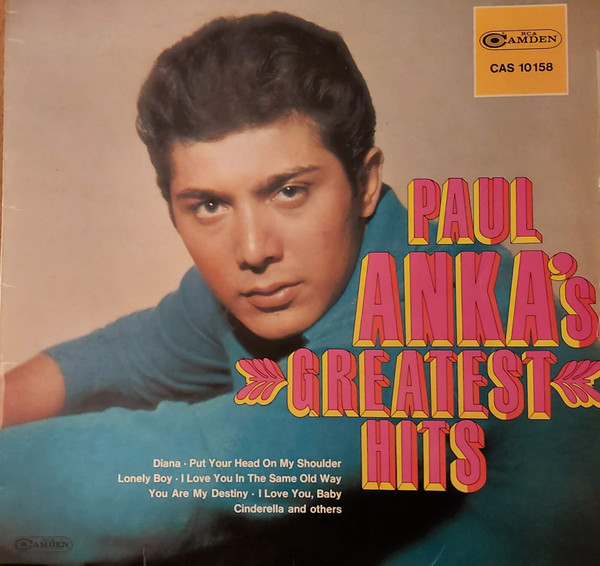 Paul Anka - Paul Anka's Greatest Hits | Releases | Discogs