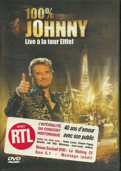 Soldes Cd Johnny Hallyday Tour Eiffel - Nos bonnes affaires de
