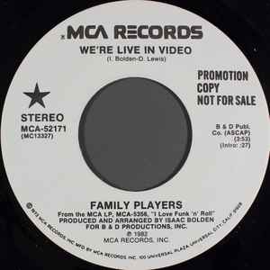Family Players Band - We're Live In Video album cover
