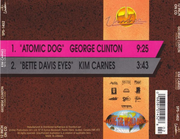 George Clinton / Kim Carnes - Atomic Dog / Bette Davis Eyes | Unidisc (SP5-1452) - 2