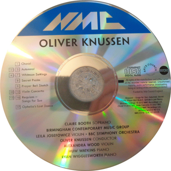 baixar álbum Oliver Knussen - Choral Autumnal Violin Concerto Requiem Songs For Sue