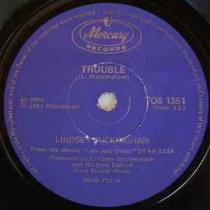 Lindsey Buckingham – Trouble (1981, Vinyl) - Discogs