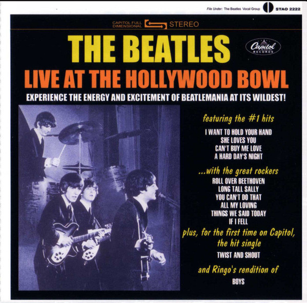 The Beatles – The Beatles Live At The Hollywood Bowl (2000, CD 