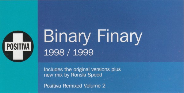 Binary Finary – 1998 / 1999 (2003, Vinyl) - Discogs