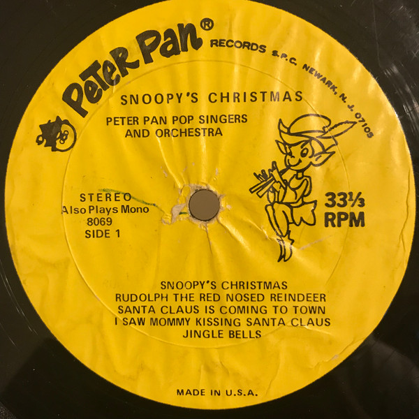 descargar álbum Peter Pan Pop Singers And Orchestra - Snoopys Christmas