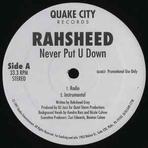 Rahsheed - Never Put U Down: 12