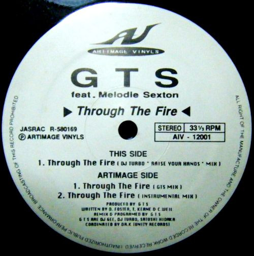 GTS Feat. Melodie Sexton – Through The Fire (1995, Vinyl) - Discogs