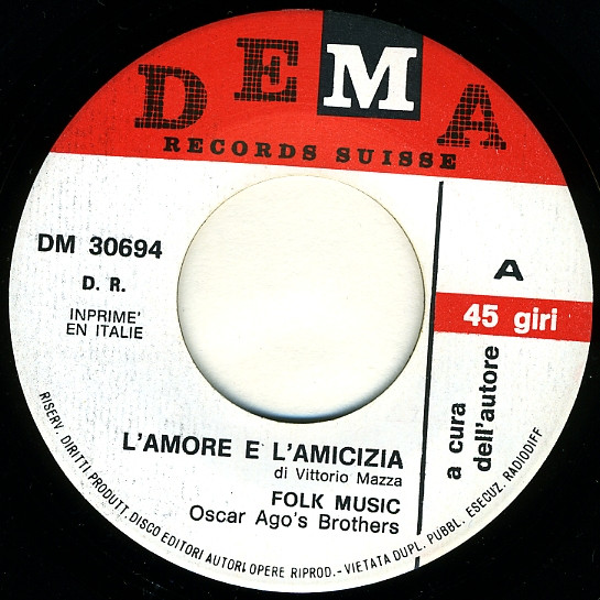 last ned album Oscar Ago's Brother - Lamore E Lamicizia Dopo Una Fredda Notte