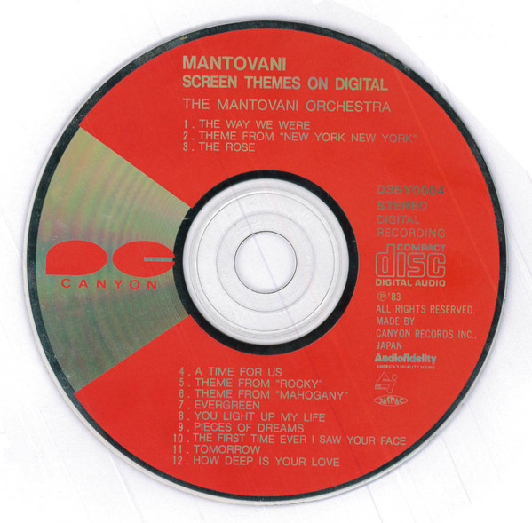 last ned album Mantovani - Screen Themes On Digital