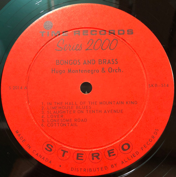 last ned album Hugo Montenegro & Orch - Bongos And Brass