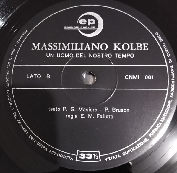 last ned album Giulio Masiero Elia Bruson - Massimiliano Kolbe Un Uomo Del Nostro Tempo