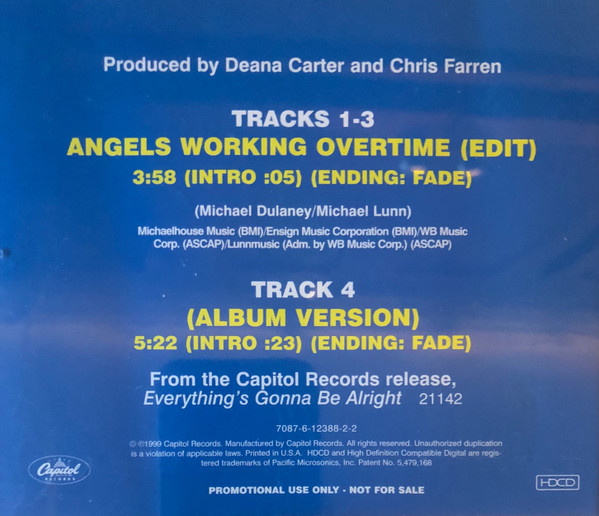 télécharger l'album Deana Carter - Angels Working Overtime