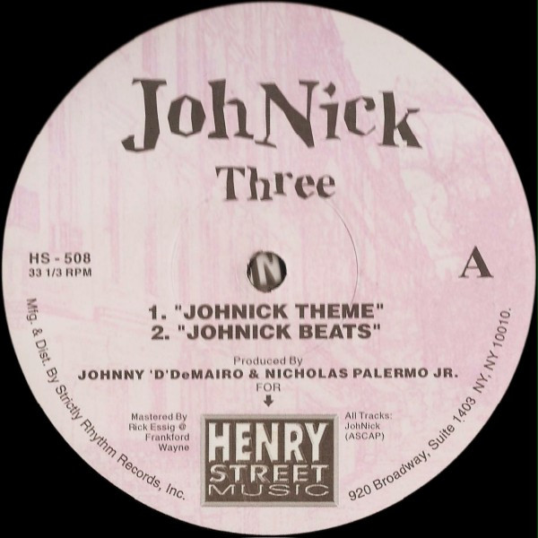 JohNick – Three (1997, Vinyl) - Discogs