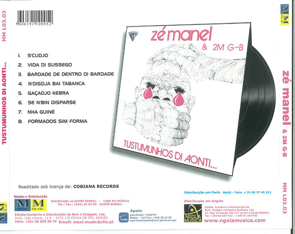 ladda ner album Zé Manel & 2M GB - Tustumunhos Di Aonti