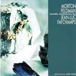 morton feldman triadic memories music | Discogs