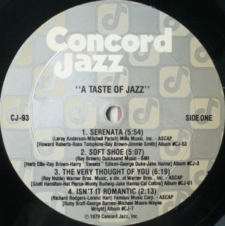 télécharger l'album Various - A Taste Of Jazz