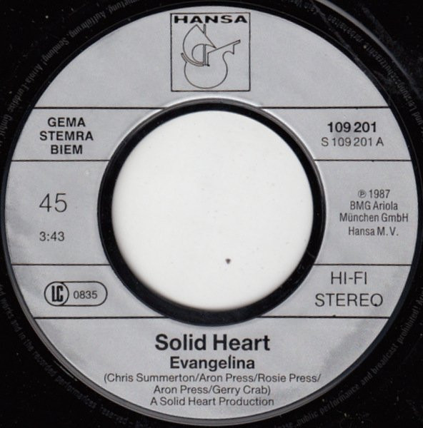 Album herunterladen Solid Heart - Evangelina