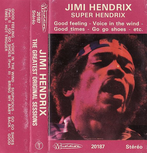 Jimi Hendrix – Super Hendrix - The Greatest Original Sessions (Cassette) -  Discogs