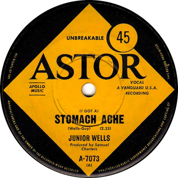 Junior Wells – Shake It Baby / (I Got A) Stomach Ache (1967, Vinyl