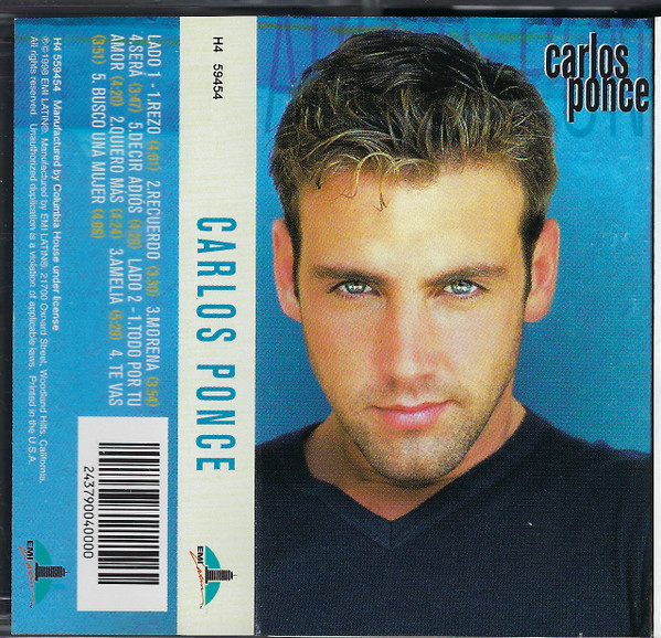 Carlos Ponce – Carlos Ponce (1998, CRC, Cassette) - Discogs
