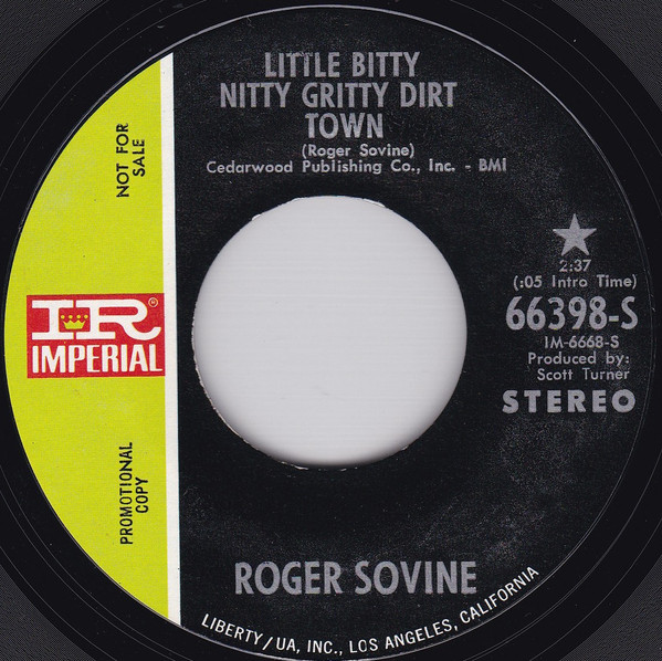 descargar álbum Roger Sovine - Little Bitty Nitty Gritty Dirt Town Son