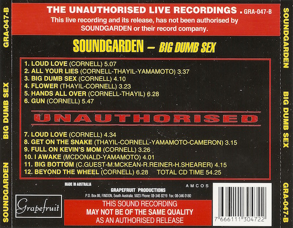 Soundgarden - Loud (Vol. 2) | Releases | Discogs