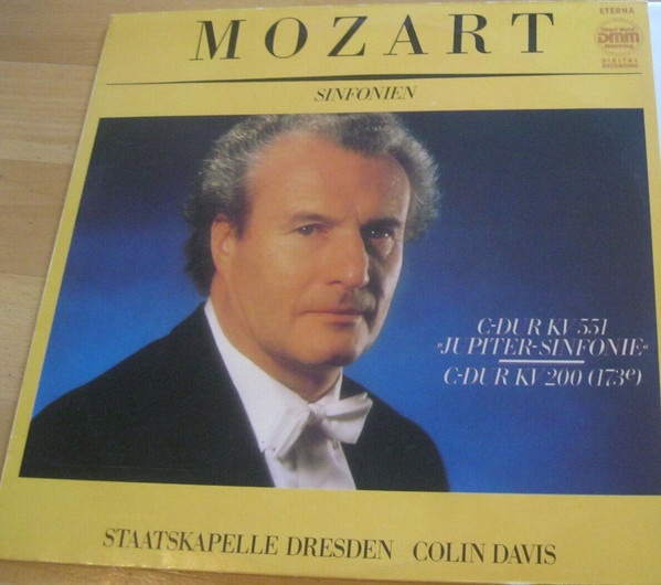 Mozart - Colin Davis / Staatskapelle Dresden – Sinfonien (C-Dur KV