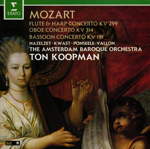 télécharger l'album Mozart, The Amsterdam Baroque Orchestra, Ton Koopman - Concertos For Flute Harp KV 299 Oboe Concerto KV 314 Bassoon Concerto KV 191