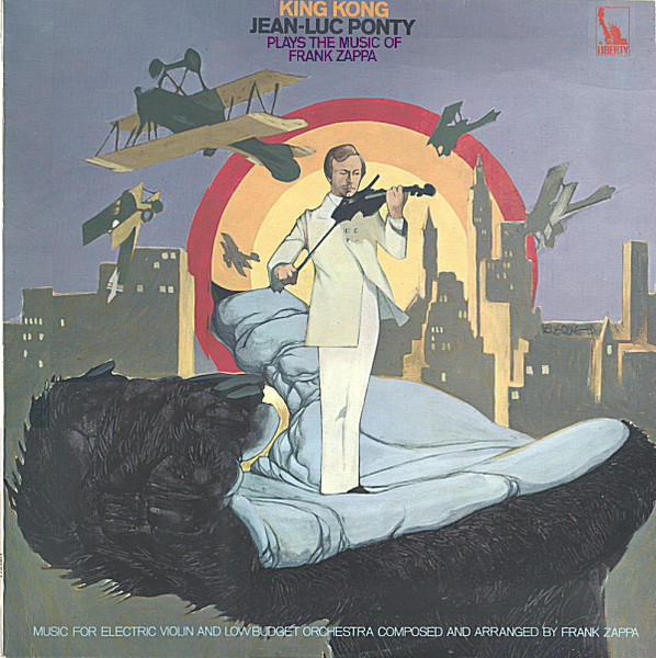 赤盤白ラベ見本盤】ポンティとザッパの世界 Jean-Luc Ponty/King Kong