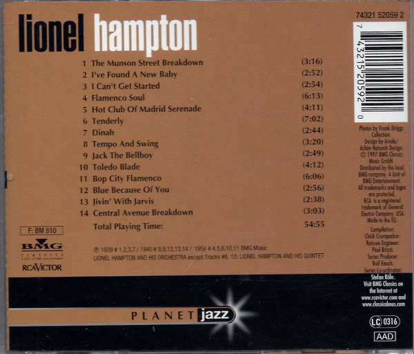 lataa albumi Lionel Hampton - Planet Jazz