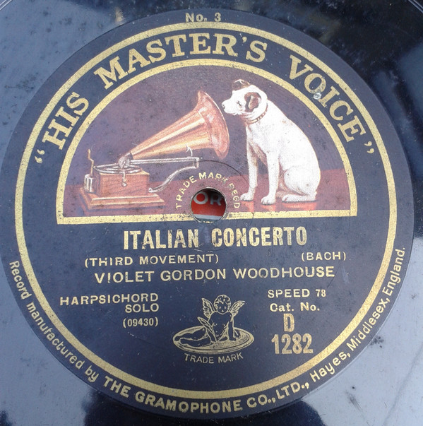 ladda ner album Violet Gordon Woodhouse - Italian Concerto a Polonaise b March c Musette