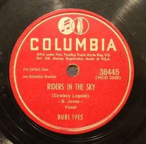 Burl Ives - Riders In The Sky / Wayfaring Stranger / Woolie Boogie Bee album cover