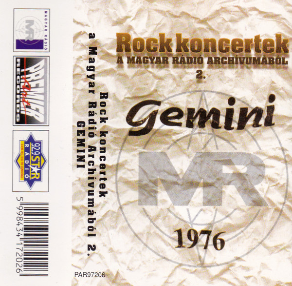 descargar álbum Gemini - Rock Koncertek A Magyar Rádió Archivumából 2 Gemini 1976