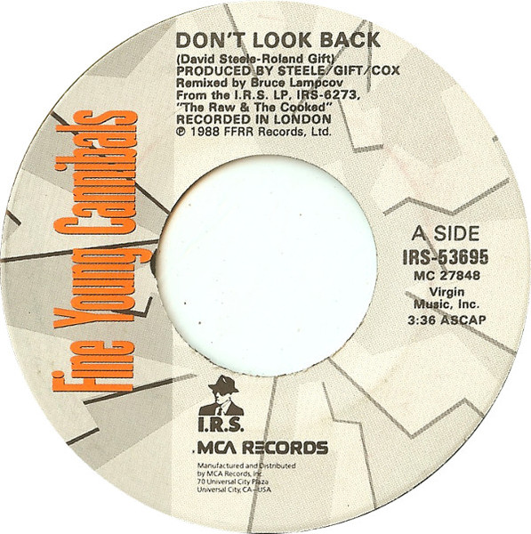 Fine Young Cannibals – Don't Look Back (1989, Vinyl) - Discogs