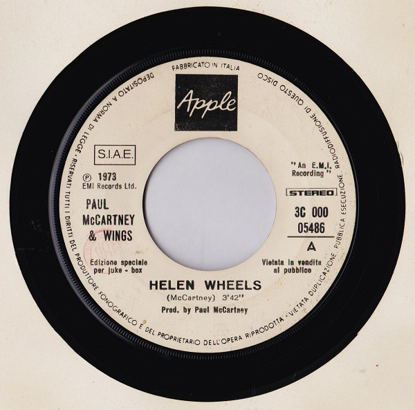 記念品☆PAUL McCARTNEY and WINGS☆Helen Wheel - 洋楽