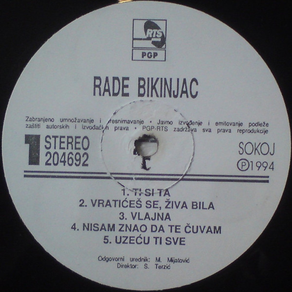 last ned album Rade Bikinjac - Rade Bikinjac