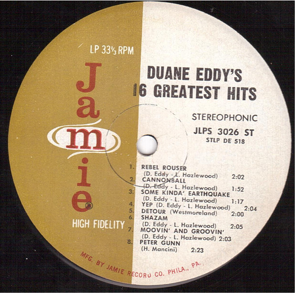 Album herunterladen Duane Eddy - Duane Eddys 16 Greatest Hits