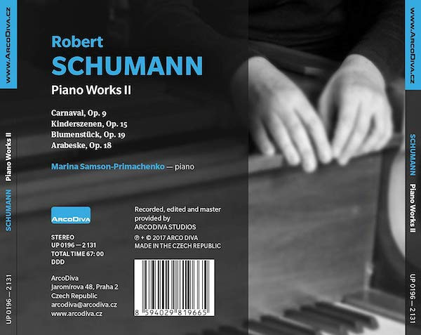 télécharger l'album Schumann, Marina SamsonPrimachenko - Piano Works II