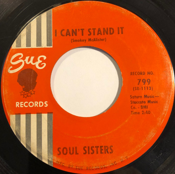 Soul Sisters – I Can't Stand It (1964, Vinyl) - Discogs