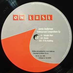 Jamie Anderson - Underground Compositions EP album cover