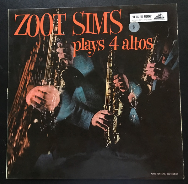 Zoot Sims – Zoot Sims Plays Four Altos (1957, Vinyl) - Discogs