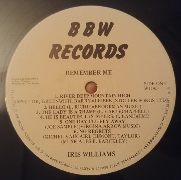 descargar álbum Iris Williams - Hello