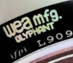 WEA Mfg. Olyphant on Discogs