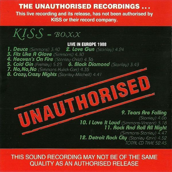 télécharger l'album Kiss - Boxx Vol 1