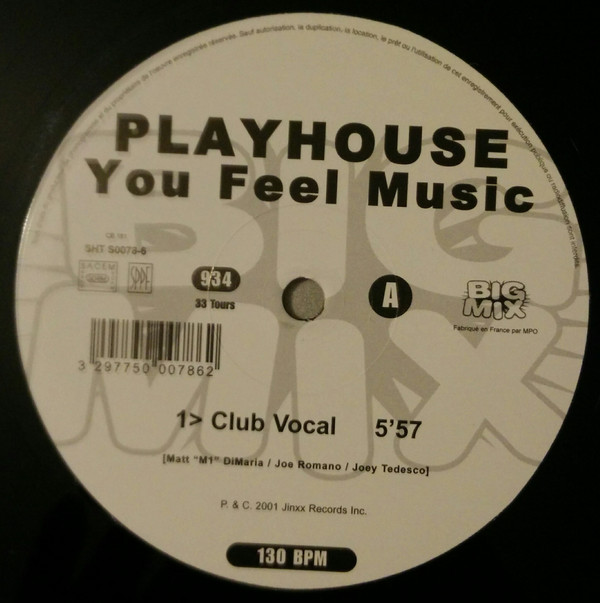 ladda ner album Playhouse - You Feel Music
