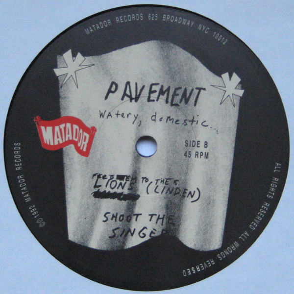 Pavement - Watery, Domestic | Releases | Discogs