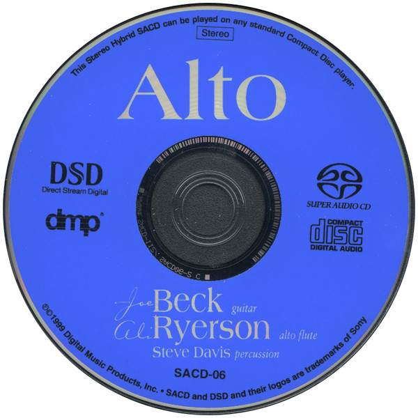 last ned album Joe Beck And Ali Ryerson - Alto